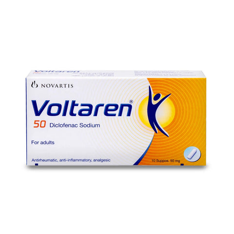 Voltaren 50Mg Supp 10S