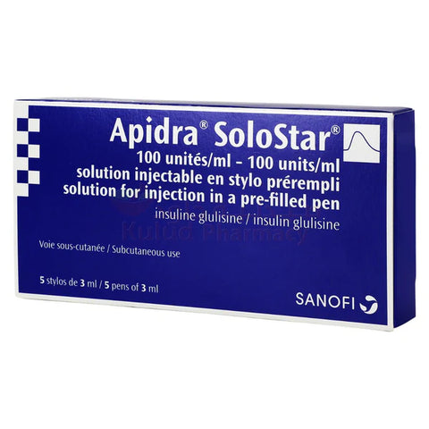 Insulin Apidra Solostar 100 iu 5's