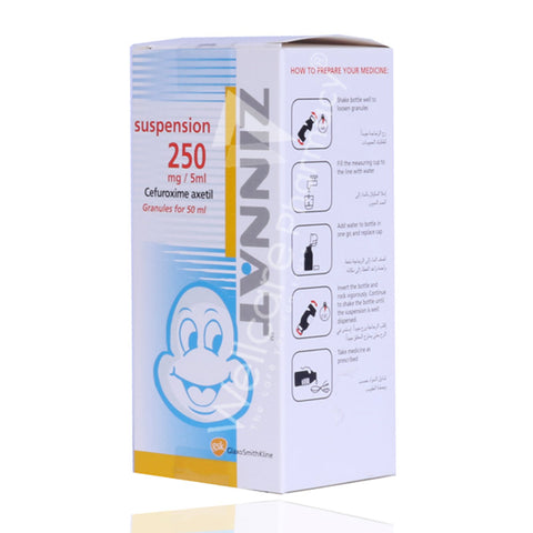 Zinnat Suspension 250 Mg 50 ML