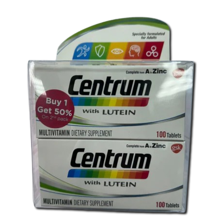 Centrum Lutein 100S Buy 1 Get 1  Next One50% Off