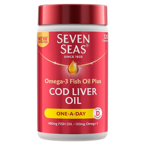 Seven Seas Cod Liver Oil Capsules, 120S