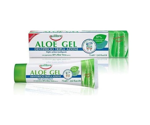 Equilibra Aloe Gel Triple Action Tooth Paste, 75 ML