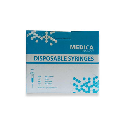 Syringe 3 ml Medica 100'S