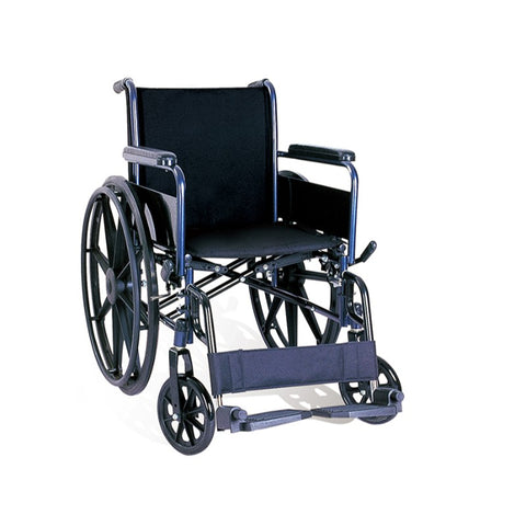 Wheel Chair Steel Chrome Care Max-ca905 Black