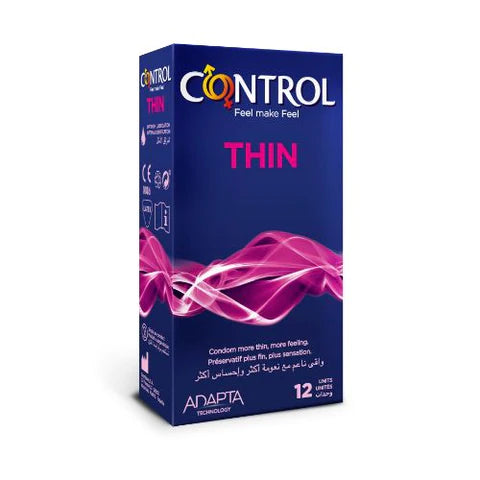 Control Thin Condoms, 12's