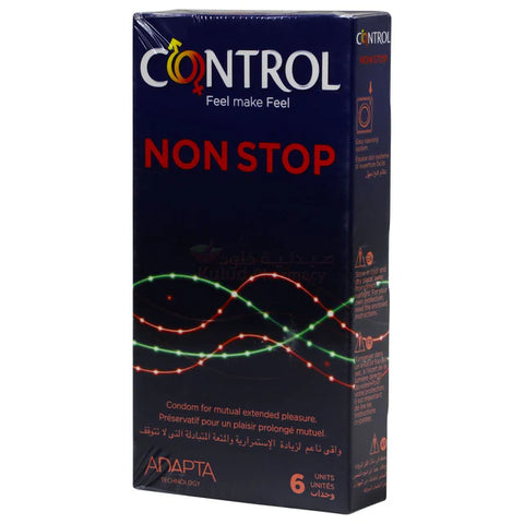 Control Condoms Non Stop, 6's