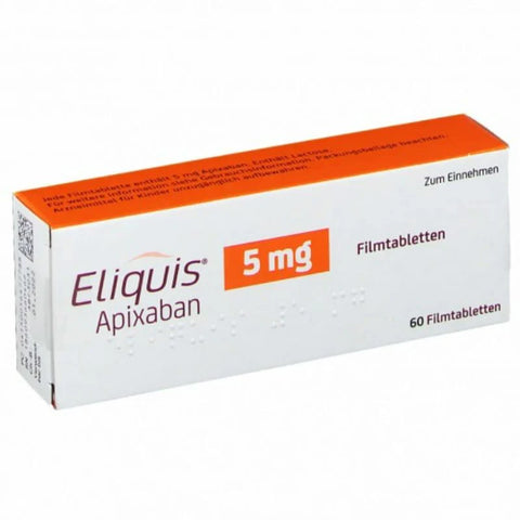 Eliquis 5 mg Tab 60's