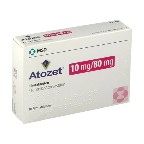 Atozet Tablet 10/80 Mg 30 Tablets