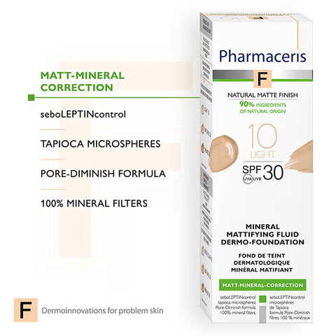 Pharmaceris Matt-Mineral SPF30 (10 Light) 30ml