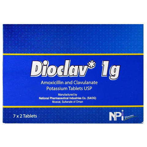 Dioclav Tablet 1 g 14 Tablets