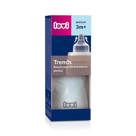Lovi Trends Bottle Green 3m+ Slow 250 ml- 21/563
