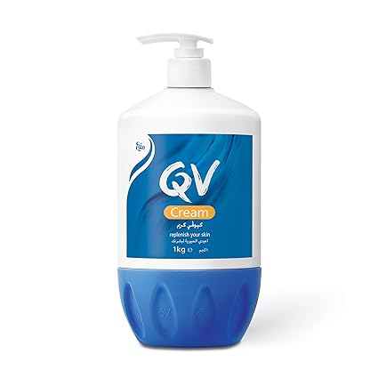 Qv Cream 1Kg (Pump) - Intense Hydration for Dry & Sensitive Skin