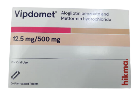 Vipdomet 12.5/500 mg Tab 56's