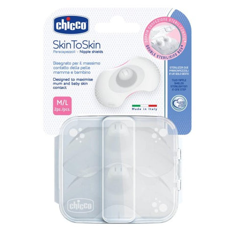 Chicco Silicone Nipple Shield Medium/Large,2's