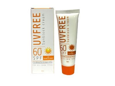 Uv Free Sun Block Cream Spf 60+ 50Ml