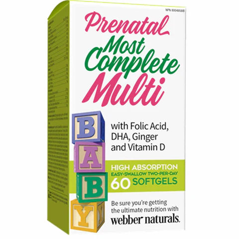 Webber Naturale Prenatal Most Complete Multisoft gel 60's