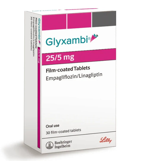Glyxambi 25mg/5mg tab 30's