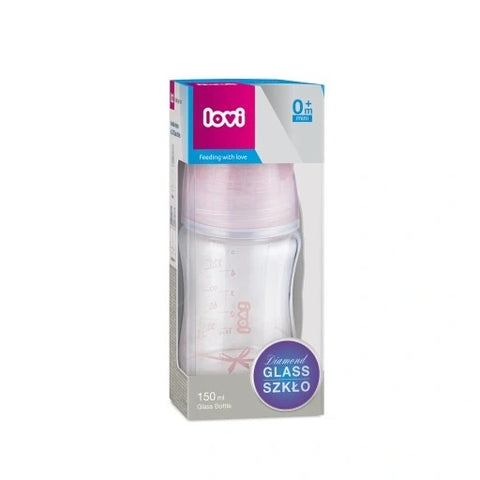 LOVI Diamond Glass Bottle 150 ml Baby Shower