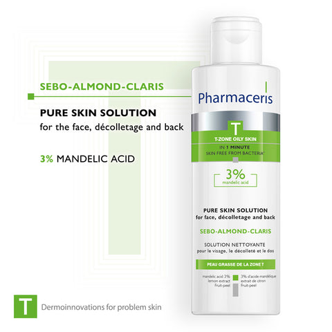 Pharmaceris Sebo Almond Clarify Pure Skin Cleanser, 190ml