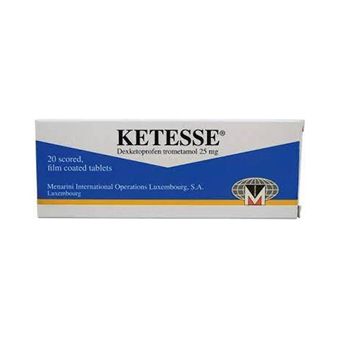 KETESSE 25MG TAB 20S