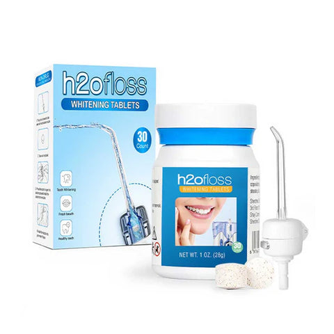 H2O Floss Whitening Tablet 30's