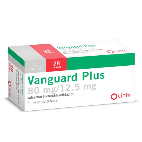 Vangaurd Plus 80/12.5 mg tab 28's
