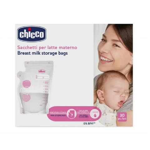 Chicco Breast Milk Storage Bag 30Pcs