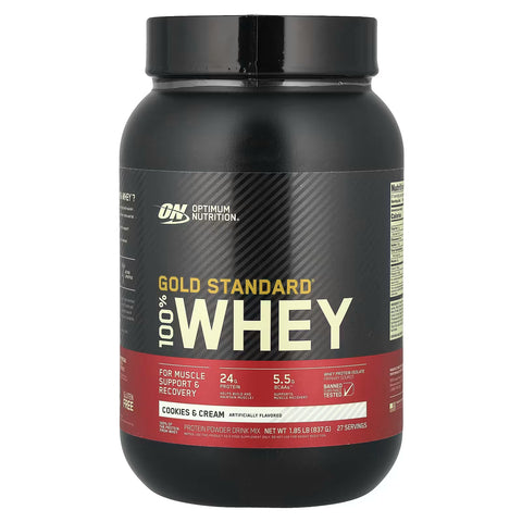 Optimum Nutrition Gold STD 100% Whey Cookies & Cream 1.85 lb
