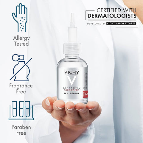 Vichy Liftactiv Supreme HA Filler Hyaluronic Acid Serum, 30 ML – Anti-Aging Serum for Plump, Smooth Skin