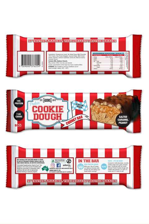 Adonis C.D Protein Bar Salted Caramel 55gm