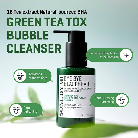 SOMEBY MI Blackhead Miracle Green Tea Cleanser 120 gm