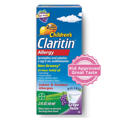 Children's Claritin® Grape Syrup 24-Hour, 120ml