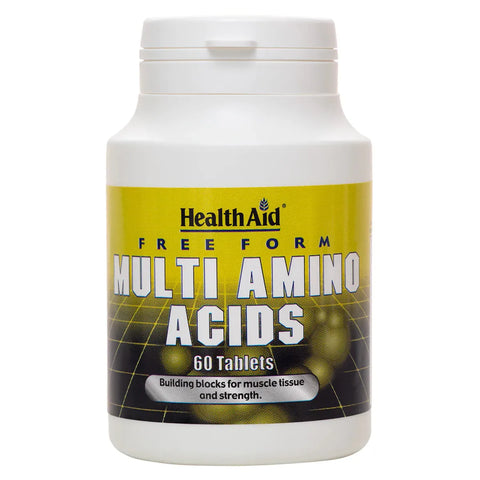 HEALTH AID FREE FORM AMINO ACID -  - Essential Supplements, Sports Nutrition -  - PharmaCare Online 