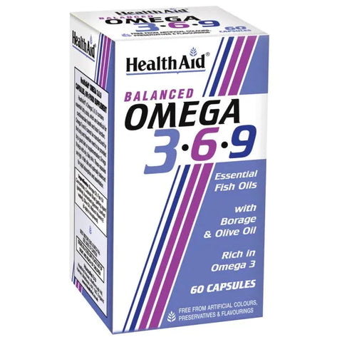 HEALTH AID OMEGA 3-6-9 CAPSULE 60'S -  - Fish Oil & Omega, healthaid, Nutrition -  - PharmaCare Online 