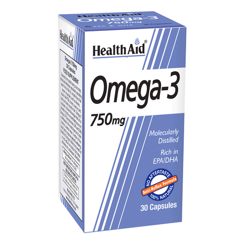 Health Aid Omega 3 750 Mg Capsule 30's