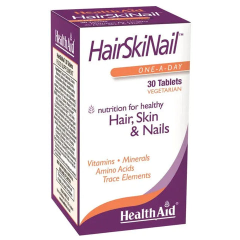 HEALTH AID HAIR SKIN & NAIL FORMULA TABLET 30'S -  - Essential Supplements, Hair Care, healthaid, Nail care, Nutrition, Personal Care, Skin Care -  - PharmaCare Online 