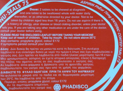 Nu-Seals 75 MG Tablets