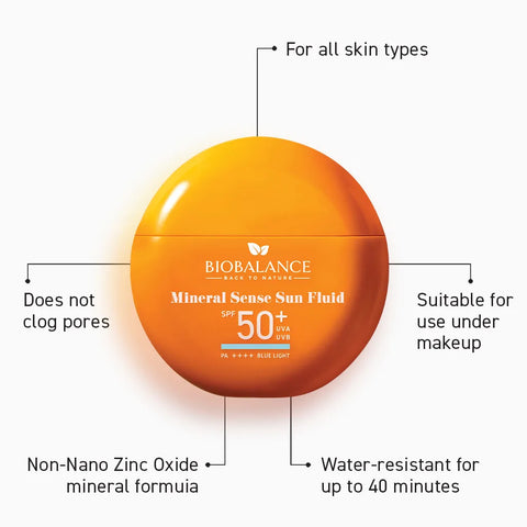 Bio Balance Mineral Sense Sun Fluid SPF 50+ 40ml