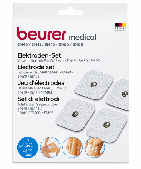 Beurer EM49 Digital TENS/EMS Unit Electrodes