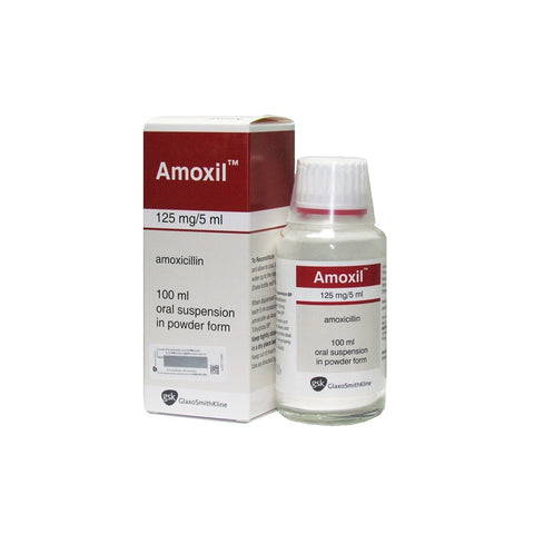 Amoxil 125 mg/5 ML Suspension 100 ML