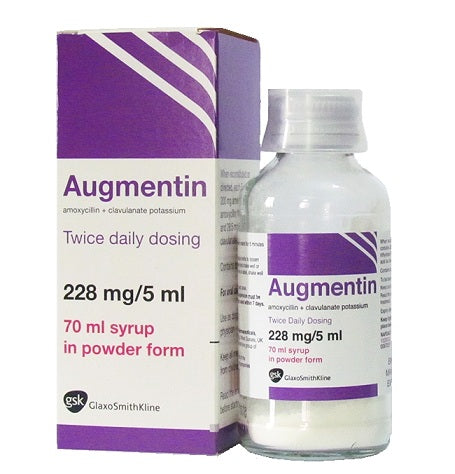 Augmentin 228MG/5ML Suspn 70ML