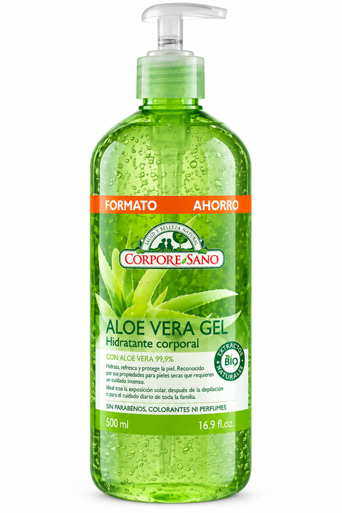 Corpore Sano Body Moisturiser Aloe Vera Gel 500 Ml