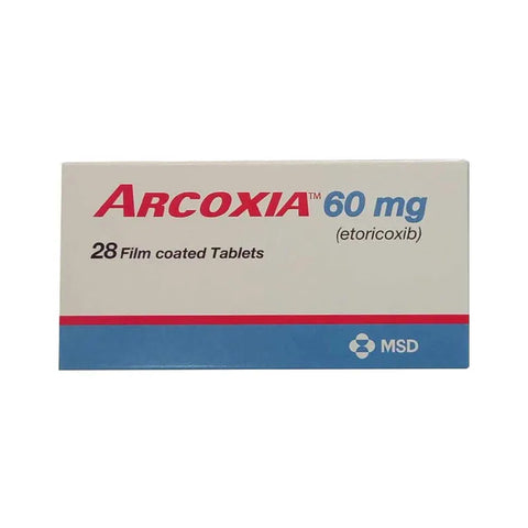 Arcoxia 60 Mg Tablet 28's