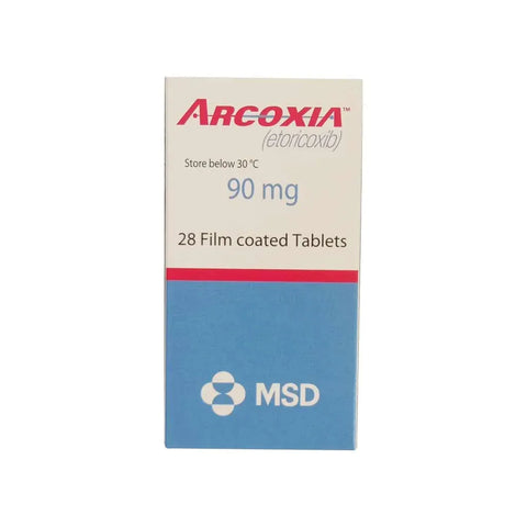 Arcoxia 90 Mg Tablet 28's