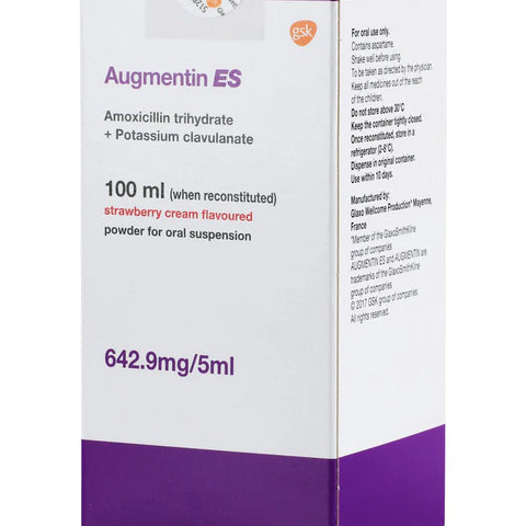Augmentin Es Powder For Oral Suspension 600Mg 100 ML