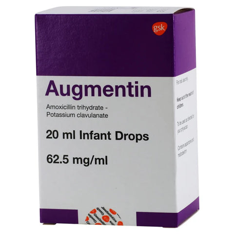 Augmentin Oral Drops 62.5 Mg 20 ML