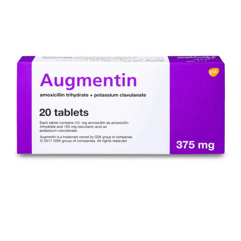 Augmentin Tablet 375 Mg 20 PC