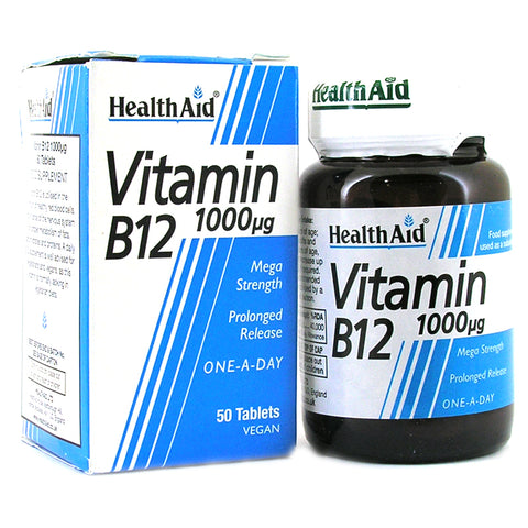 Health Aid Vitamin B12 1000 Mcg 50 's