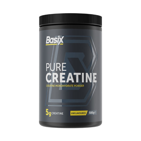 Basix Pure Creatine Monohydrate Powder Unflavored, 500 Gm
