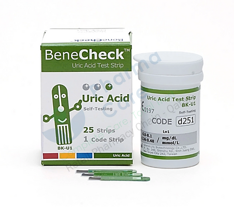 Benechek Uric Acid Strips, 25's